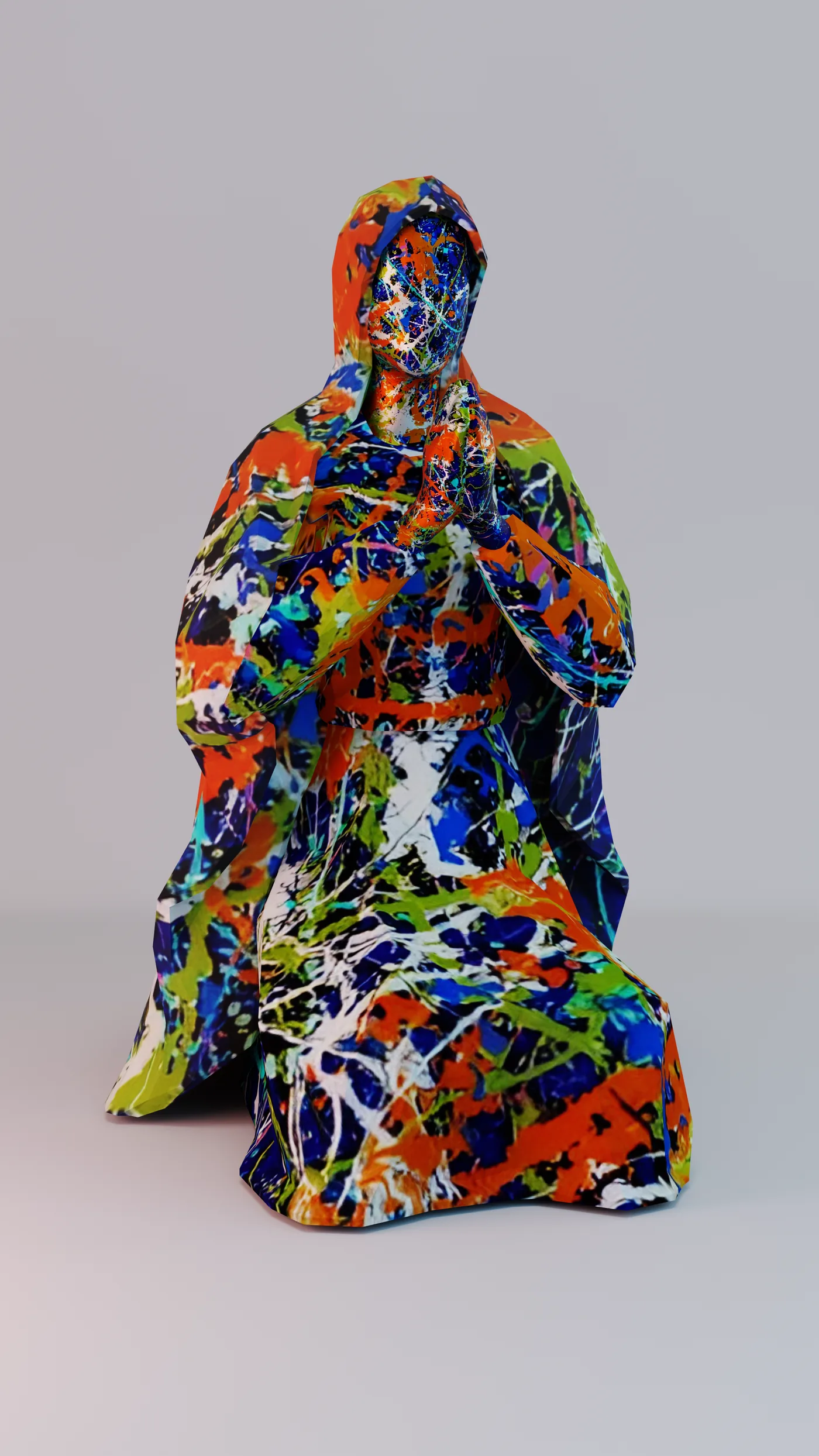 Pollock, art toy de la Virgen María